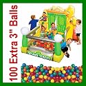 Sesame Street Slide 'N Play Ball Pit W/ 175 Balls