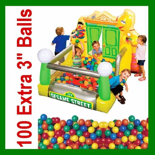 Sesame Street Slide 'N Play Ball Pit W/ 175 Balls
