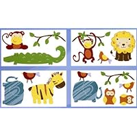 CoCaLo Baby Removable Wall Appliques-Jungle Jingle