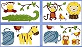 CoCaLo Baby Removable Wall Appliques-Jungle Jingle