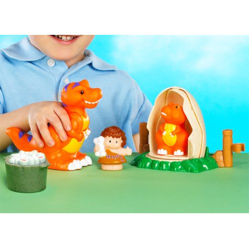 Childrens Toyshop  Toys : Little People Lil' Dino T-Rex Dinosaur