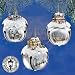 3-Piece Thomas Kinkade Sleigh Bell Christmas Ornament Set