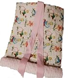Vintage-style Jump Rope Baby Girl Changing Pad