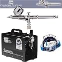 IWATA CUSTOM MICRON CM-C AIRBRUSHING SYSTEM WITH SMART JET PRO AIR COMPRESSOR
