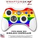 Rainbow Stripes Skin by WraptorSkinz TM fits XBOX 360 Wireless Controller (CONTROLLER NOT INCLUDED)