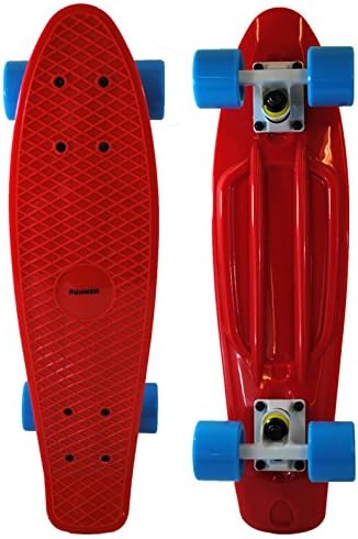 Runner Sports Penny Style Retro Banana Wave Cruiser Skateboard (American)