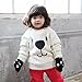 Timall Baby Cute Bear Furry White Comfortable Soft Thick Wool Sweater