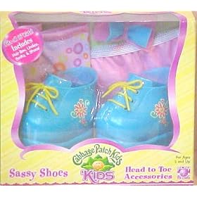 Cabbage Patch Kids Sassy Shoes Head to Toe Accessories Turquoise Sneakers by Cabbage Patch Kids