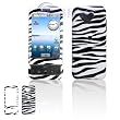 Black and White Zebra Animal Skin Design Snap-On Cover Hard Case Cell Phone Protector for HTC G1 Google Dream