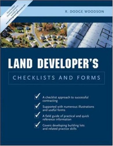 Land Developer's Checklists and Forms
