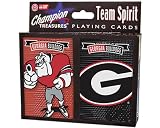 Champion Treasures NCAA Georgia Bulldogs 2 Pack Playing Card Set