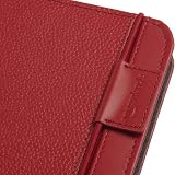 picture of Kindle Keyboard Leather Cover, Burgundy Red