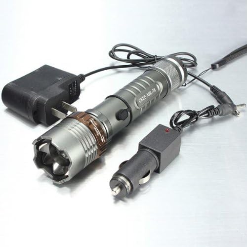 Ultrafire CREE XM-L T6 2000lm Lotus Head LED Flashlight Suit