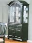 China Cabinet Buffet Hutch - Contemporary Black Finish