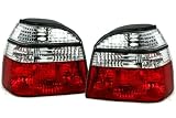 Produkt-Bild: R&uuml;ckleuchten Set, passend f&uuml;r VW Golf 3. Ausf&uuml;hrung: Klarglas Rot/Wei&szlig;.