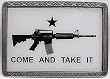 Gonzales Flag 2010 Flag Enamel Pewter Buckle