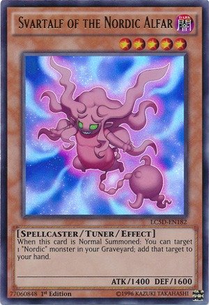 Yu-Gi-Oh! - Svartalf of the Nordic Alfar (LC5D-EN182) - Legendary Collection 5D's Mega Pack - 1st Edition - Ultra Rare