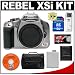 Canon EOS Digital Rebel XSi 12.2-Megapixel SLR Camera Body (Silver) with 4GB SD Memory Card + LP-E5 Battery + Case + Bonus Accessory Kit