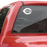 Cincinnati Reds 8x8 White Decal Logo