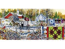 Winter Morning 1000pc Jigsaw Puzzle by Diane Phalen