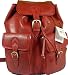 New large Visconti unisex dark brown soft leather rucksack backpack bag 1699