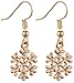 MODEBOX Women's Christmas Dangle Earrings Girls Fashion Cute Stainless Steel Ear Ring Set (6 Pairs) Color Chirstmas Earring1