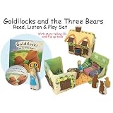 Goldilocks and the Three Bears Playset with Matching Pop up Book and Read Along Cd ~ Soft Skills Learning...