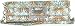 Guess Opus Rhinestone Evening Bag / Cigarette Clutch in Natural