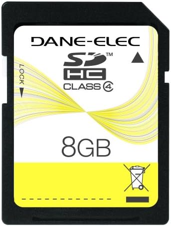 Dane-Elec 8 GB Class 4 SDHC Flash Memory Card DA-SD-8192-R