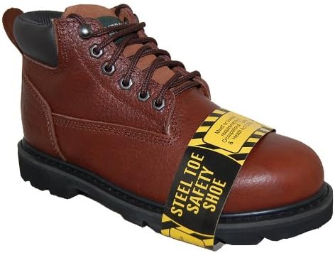 SHOE ARTISTS RUGGED 5 Inch Steel Toe Thick Leather Uppers Men's Work Boots Size12