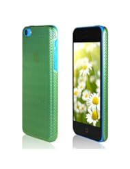 Wireless: iPhone 5C Case, JETech? Premium Super Slim iPhone 5C Case Aluminum Metal Mesh Hard Cover (ALU-GREEN) - JETech