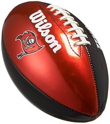 Wilson NFL Team Logo Football (Tampa Bay Buccaneers)