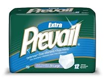 Prevail Protective Underwear, 2XL, 12 Underwear (Pack of 4)