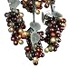 Kurt Adler Indoor/Outdoor UL 100-Light Micro Bulb 5 Cluster Multi Grape Light Set