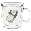 Garden Gloves 12 oz Insulated Coffee Mug, Clear