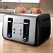 KitchenAid KMT411OB 4-Slice Toaster, Onyx Black