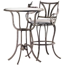 KALCO F720RB SANTA BARBARA PUB TABLE, TABLE GLASS INCLUDED by Bar Stools