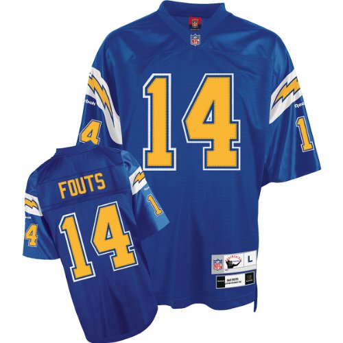 Reebok San Diego Chargers Dan Fouts Youth (8-20) Retro Premier Jersey Large