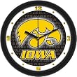 Iowa Hawkeyes Suntime 12" Dimension Glass Crystal Wall Clock - NCAA College Athletics