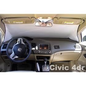 Sunshade for Honda Civic Sedan 2006 2007 2008 2009 2010 2011 HEATSHIELD Windshield Custom-fit Sunshade