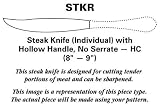 Wallace Venezia (Sterling) Steak Knife Individual Hollow, No Serrate HC