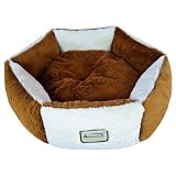 Armarkat Pet Bed, C02NZS MB, Brown and Ivory by Armarkat