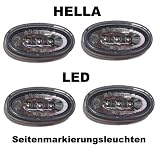 Produkt-Bild: Hella LED Seitenmarkierungsleuchten SML silber klar NEU