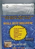 Anti Mildew CLEAR vinyl SHOWER CURTAIN Liner EXTRA LONG