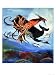 Giant Squid Fights For Its Life Against the Sharp Teeth of a Sperm Whale, 1963 Art Giclee Poster Print by English School, 18x24