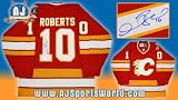 GARY ROBERTS Calgary Flames SIGNED 1989 Cup JERSEY