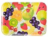 Zak Designs Melamine 16 x 12-Inch Serve Tray, Fruit Design
