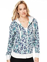 Cotton Rich Animal Print Sweatshirt