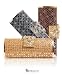 BG Metallic Hard Case Shinning Clutch Evening Bag