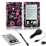 Crystal Case Pink Flower Ultimate Design Slim Premium Durable Hard Case Edition For Barnes... by 